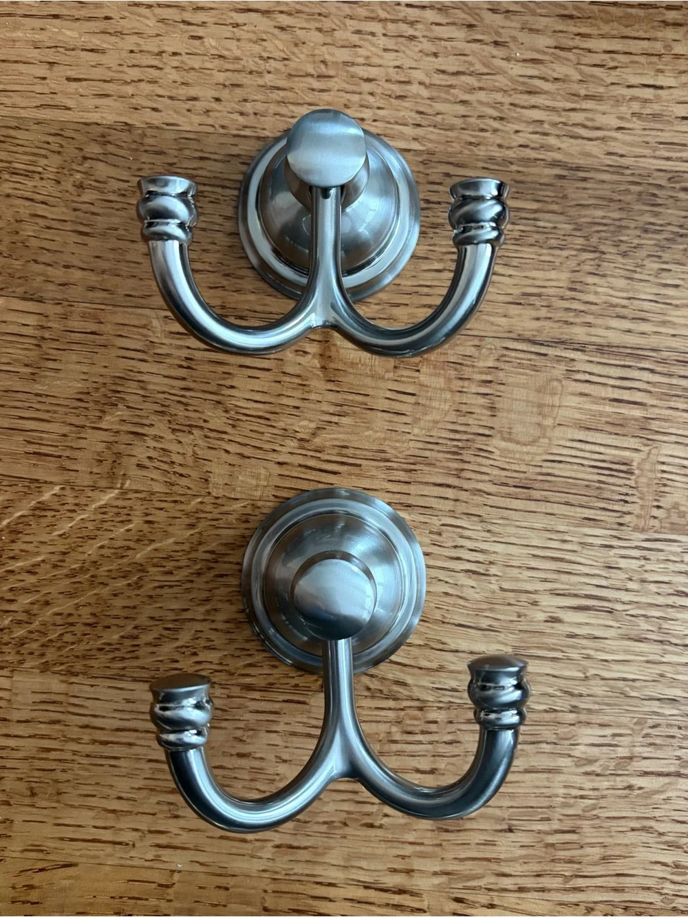 Lot of 2 Delta AUB35-SN Aubrey Multi Purpose Hooks Brushed Nickel New Open Box